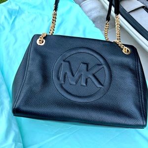 Michael kors small Brynn chain leather shoulder tote
